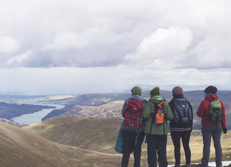 Camping storage solutions. rucksack hike