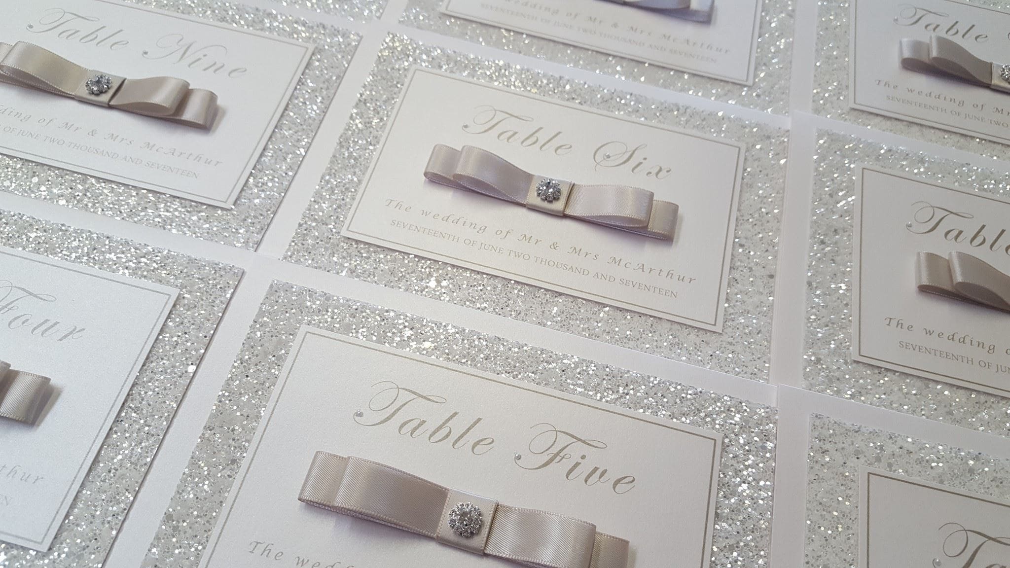 Wedding Business Dollybird Stationery Are Living The Dream - sparkly wedding invitations