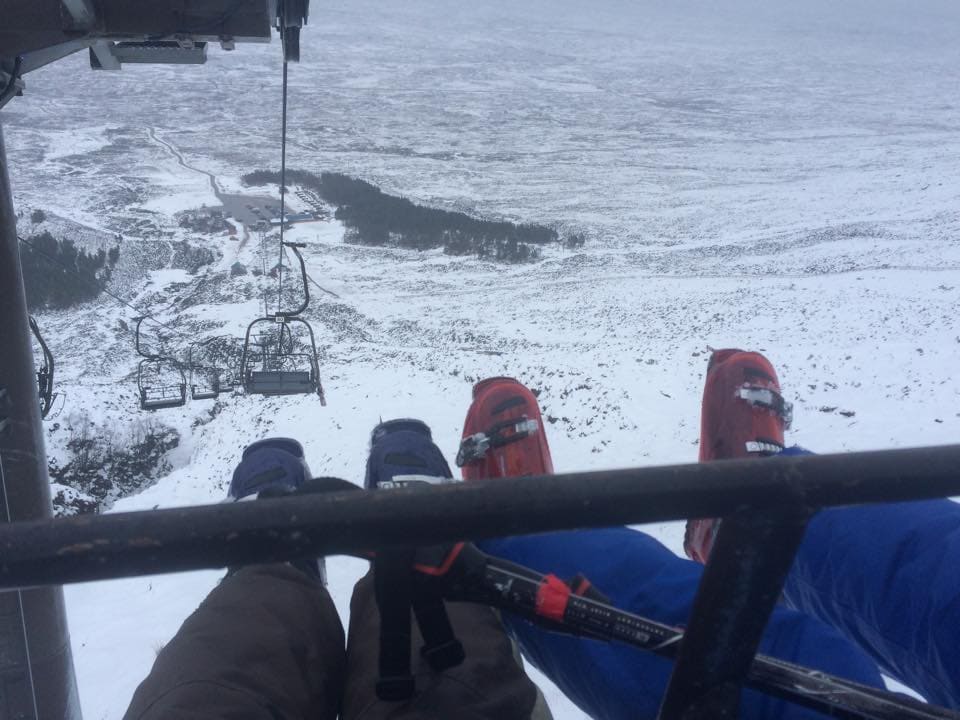 glen coe skiing camping