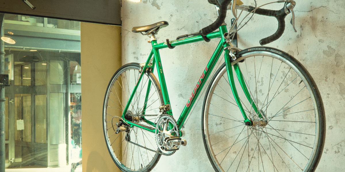 Hanging bike rack