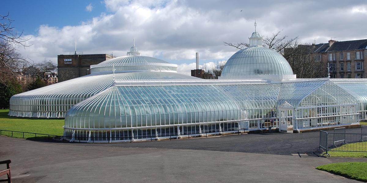 The Kibble Palace in Glasgow Botanic Gardens