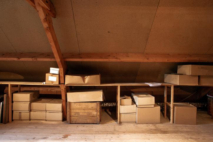How to organise attic How to organise loft space
